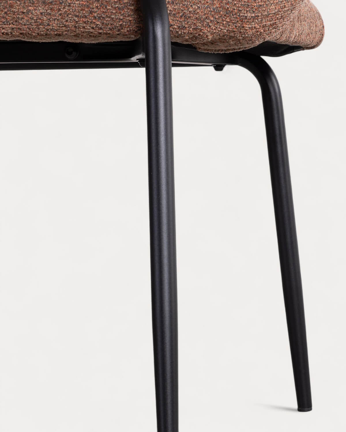 Emna fabric and metal dining chair