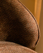 Emna fabric and metal dining chair