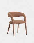 Ewen Fabric and Metal Dining Chair