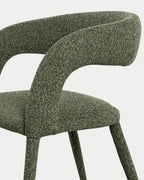 Ewen Fabric and Metal Dining Chair