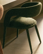 Ewen Fabric and Metal Dining Chair