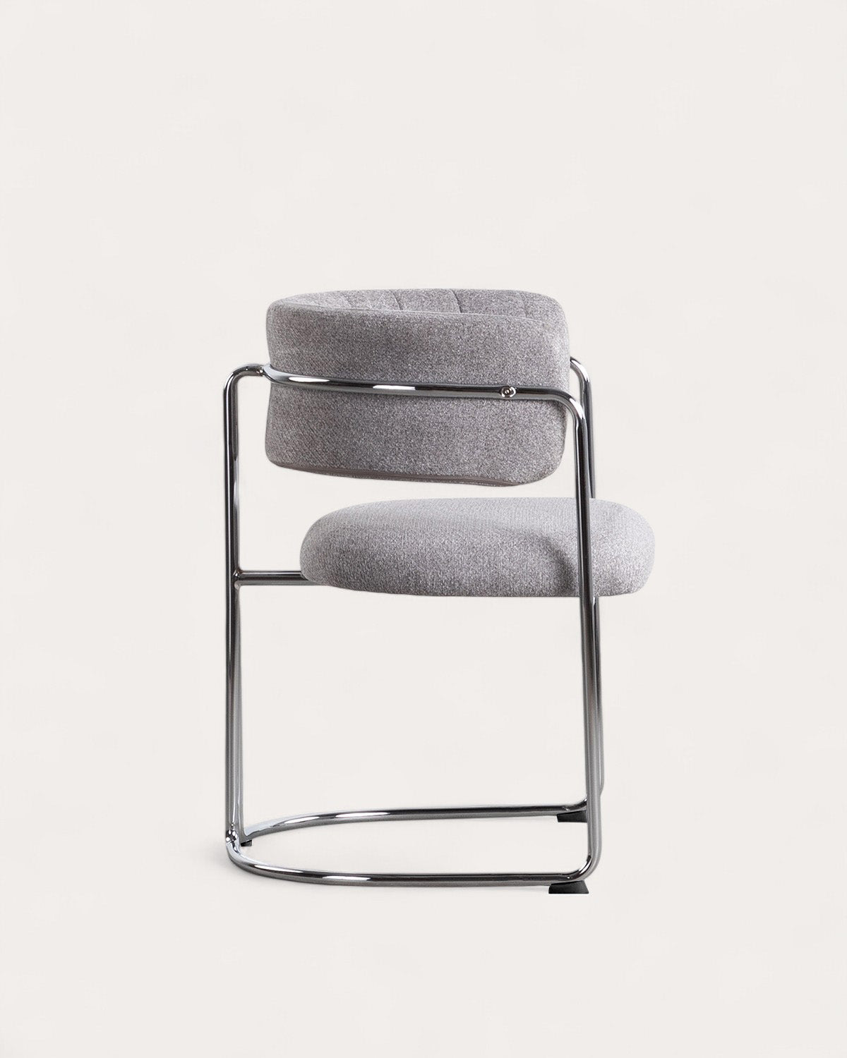 Petra Fabric and Metal Dining Chair