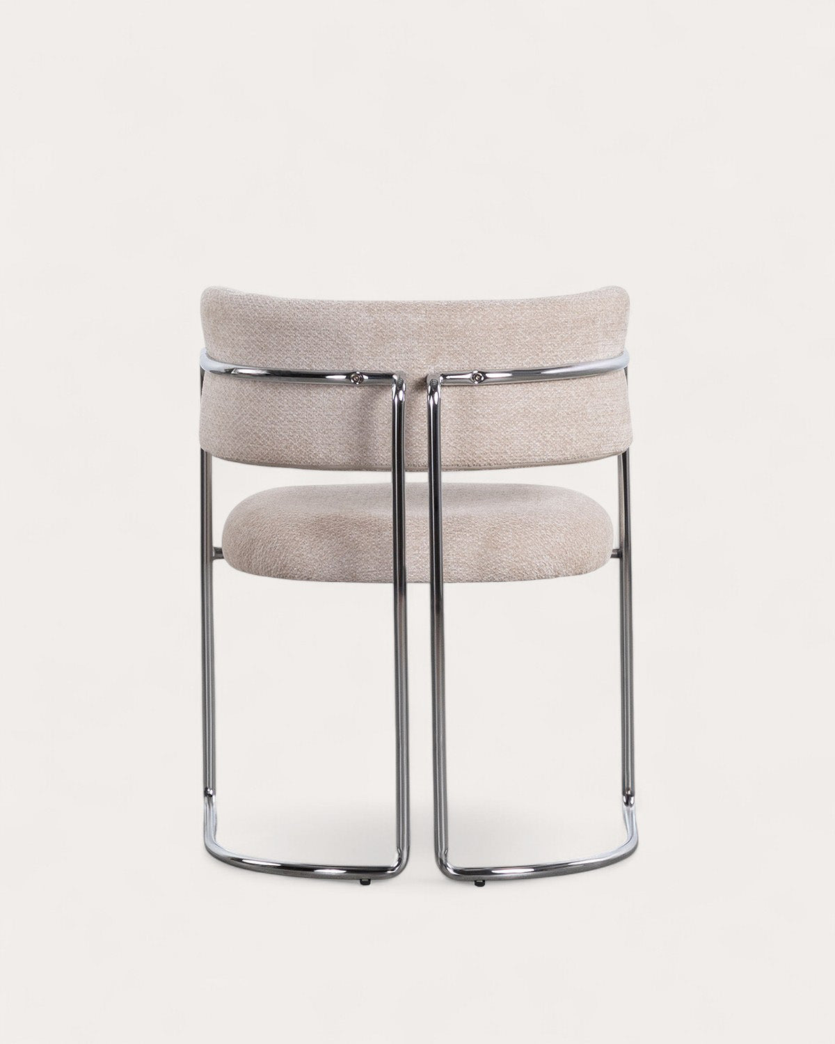 Petra Fabric and Metal Dining Chair