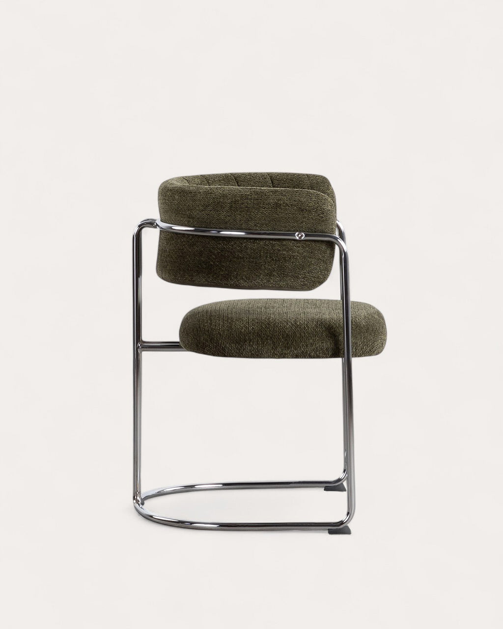 Petra Fabric and Metal Dining Chair