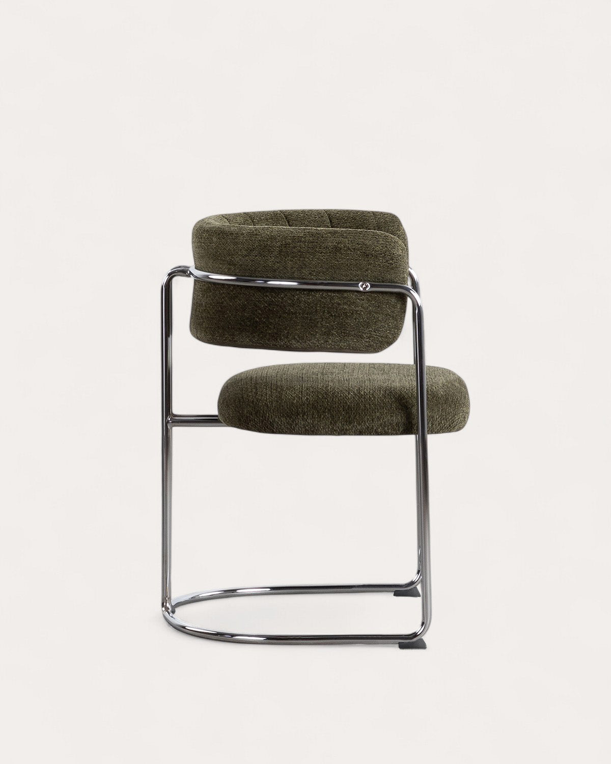 Petra Fabric and Metal Dining Chair