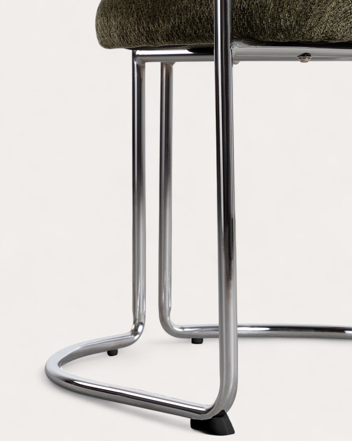 Petra Fabric and Metal Dining Chair