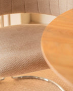 Petra Fabric and Metal Dining Chair