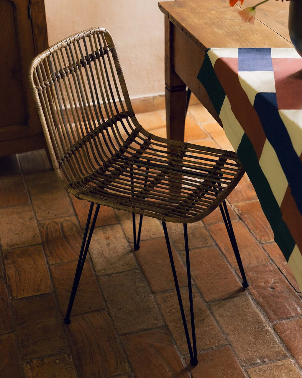 Nice natural rattan dining chair