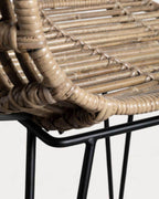 Nice natural rattan dining chair