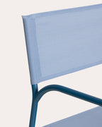 Bowye Metal and Fabric Folding Outdoor Chair