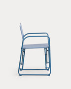 Bowye Metal and Fabric Folding Outdoor Chair