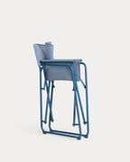 Bowye Metal and Fabric Folding Outdoor Chair