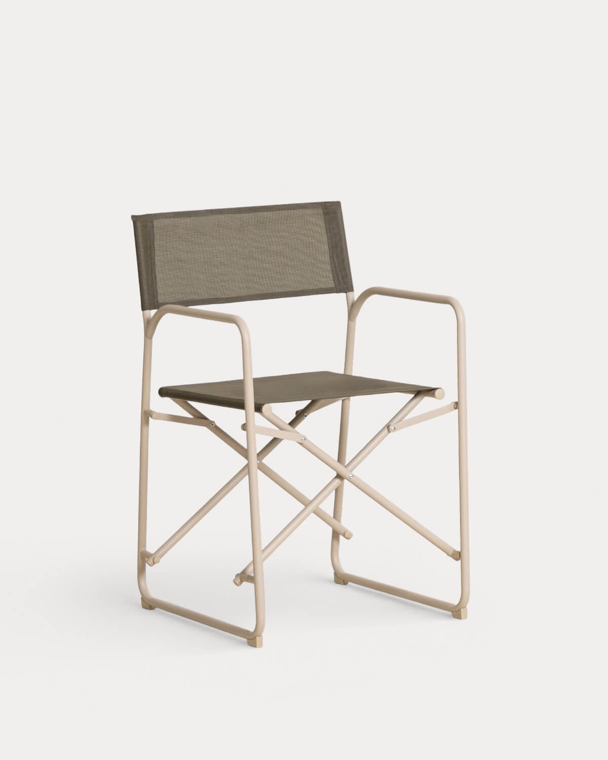 Bowye Metal and Fabric Folding Outdoor Chair