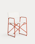 Bowye Metal and Fabric Folding Outdoor Chair