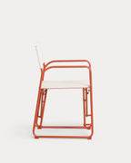 Bowye Metal and Fabric Folding Outdoor Chair