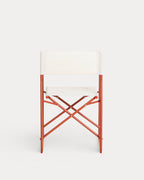 Bowye Metal and Fabric Folding Outdoor Chair