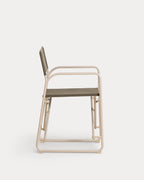 Bowye Metal and Fabric Folding Outdoor Chair