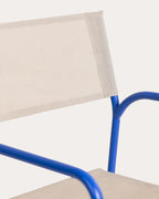 Bowye Metal and Fabric Folding Outdoor Chair