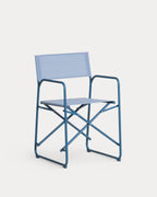 Bowye Metal and Fabric Folding Outdoor Chair
