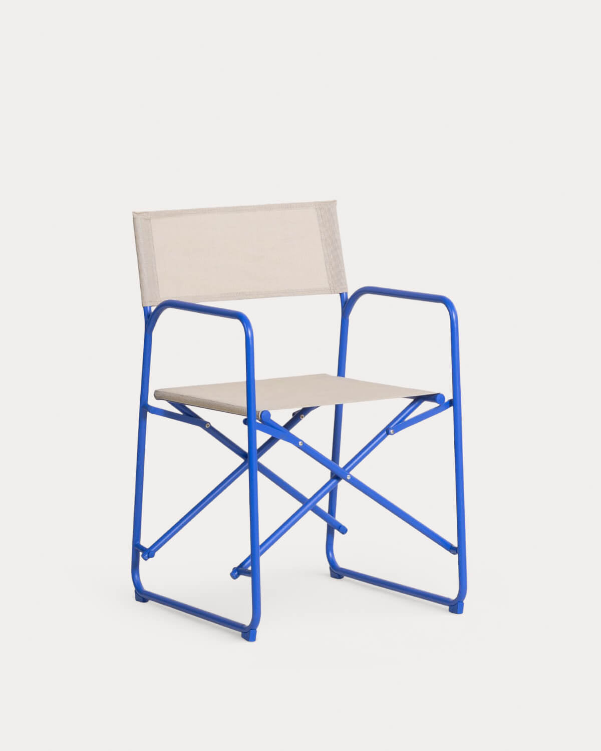 Bowye Metal and Fabric Folding Outdoor Chair