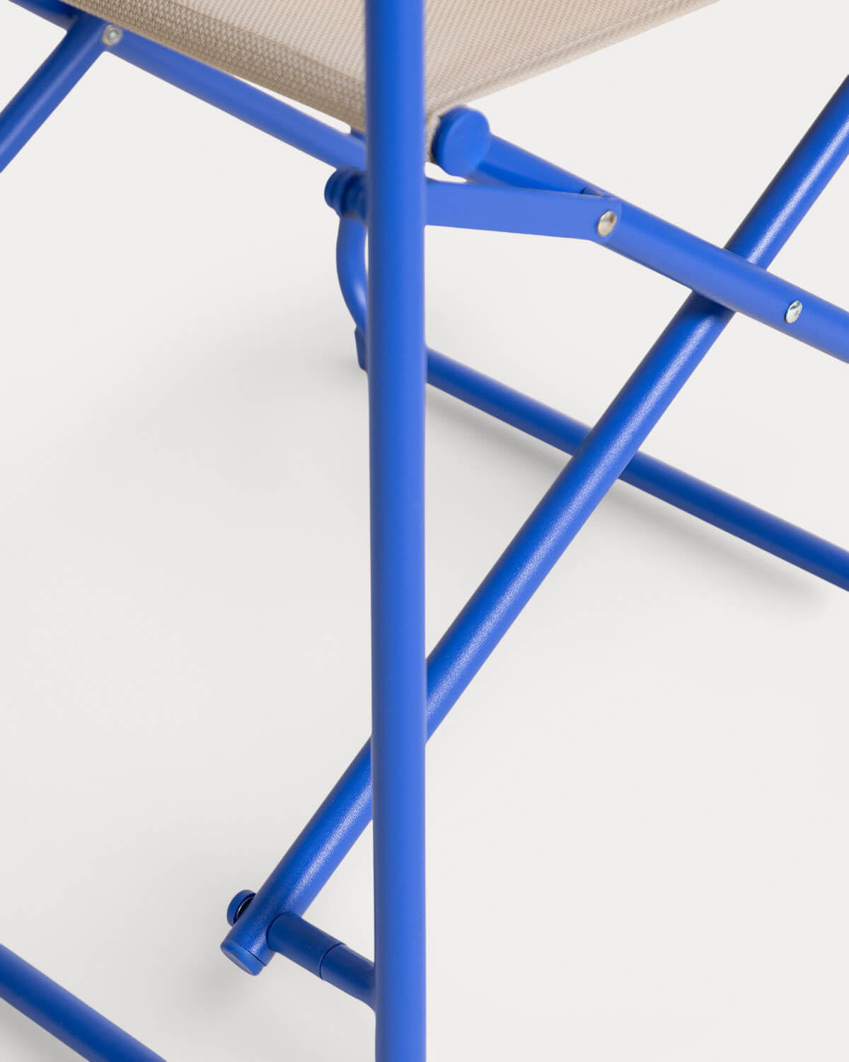 Bowye Metal and Fabric Folding Outdoor Chair