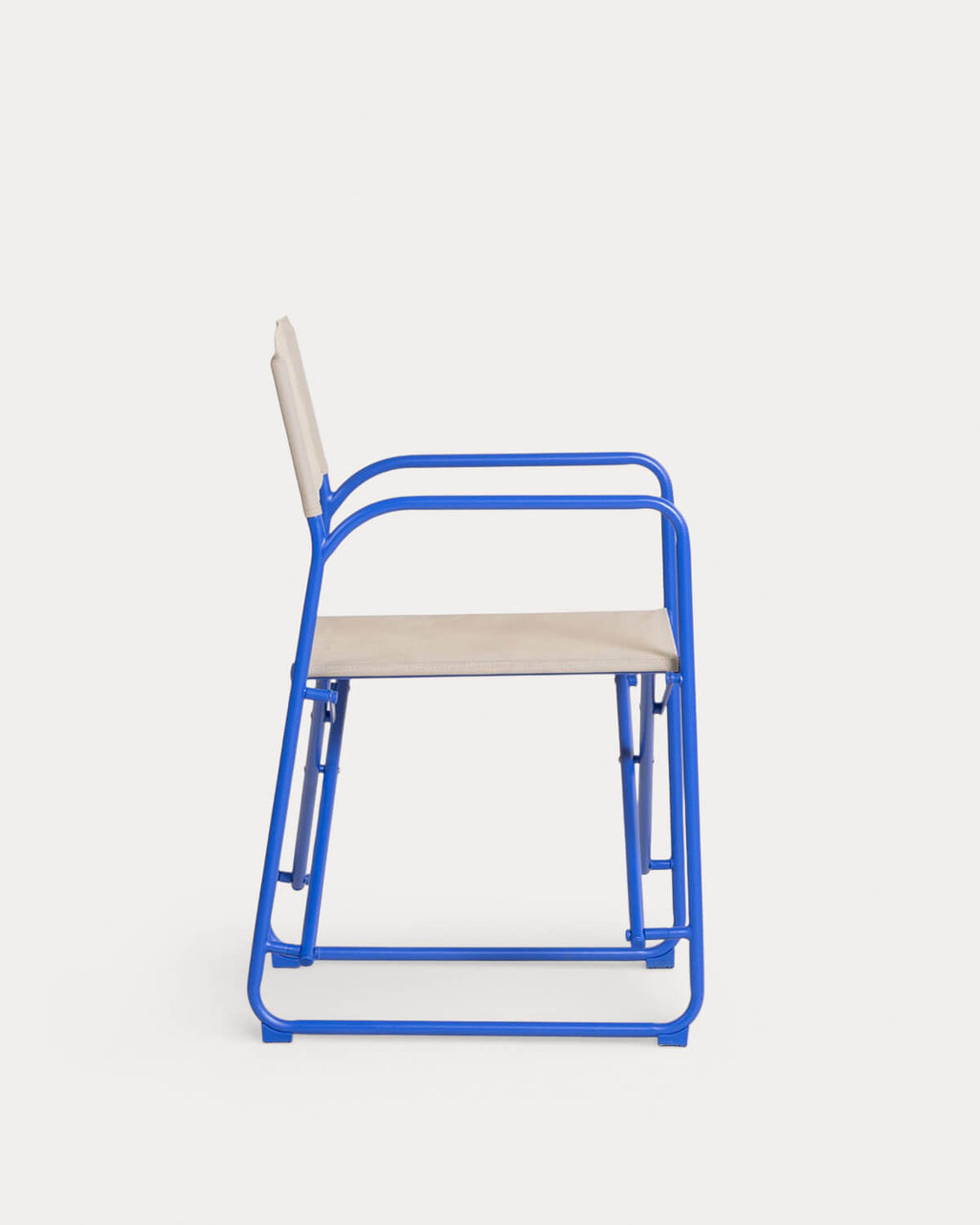 Bowye Metal and Fabric Folding Outdoor Chair
