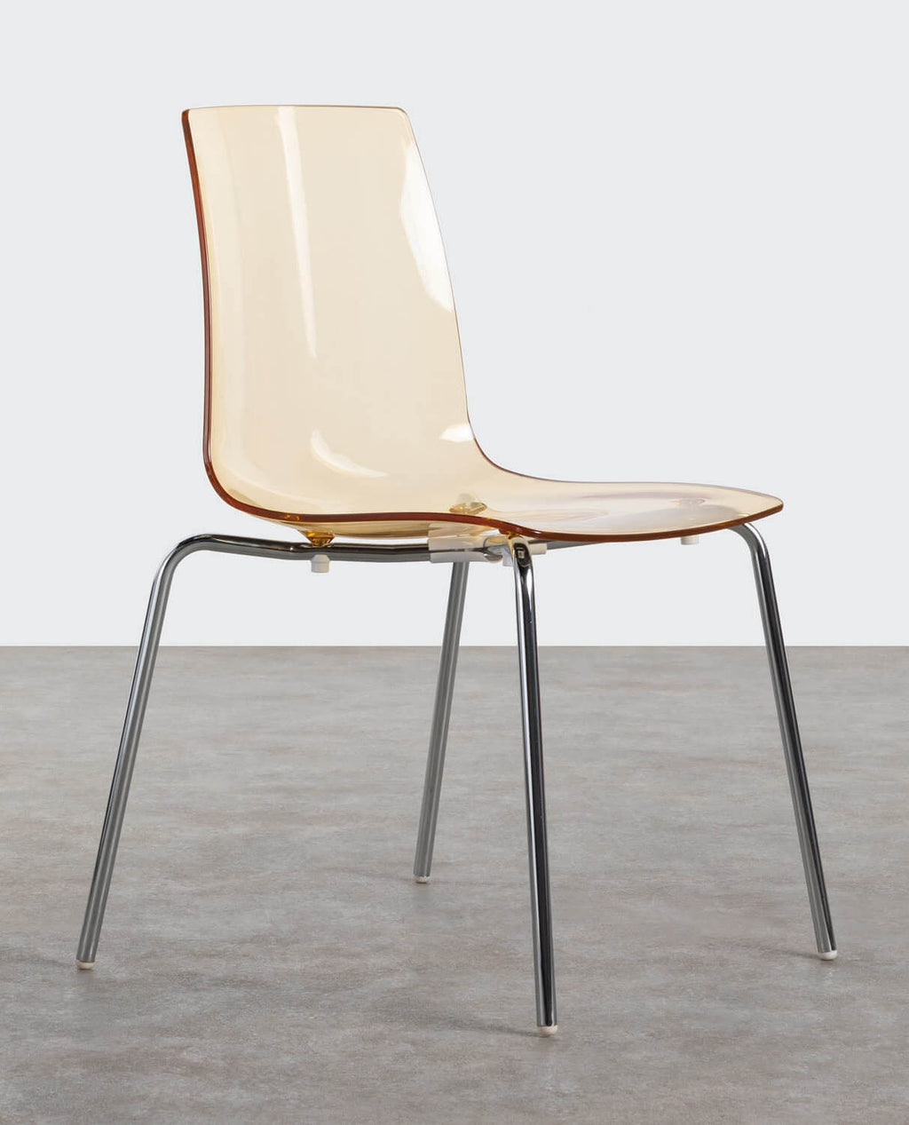 Samay Polycarbonate and Metal Dining Chair