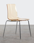 Samay Polycarbonate and Metal Dining Chair