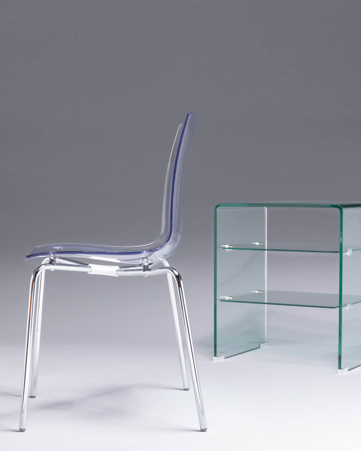 Samay Polycarbonate and Metal Dining Chair