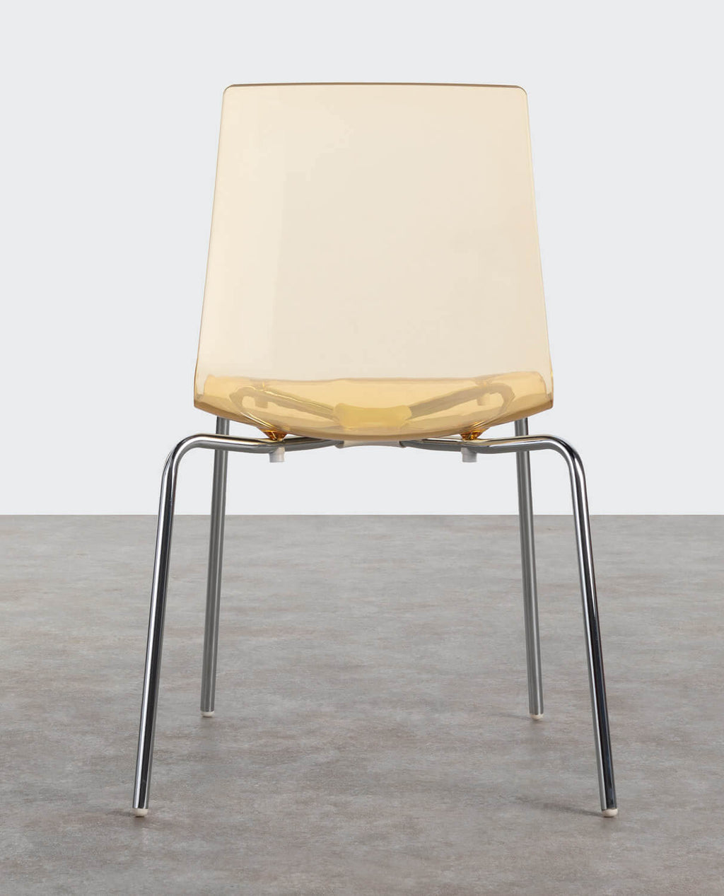 Samay Polycarbonate and Metal Dining Chair