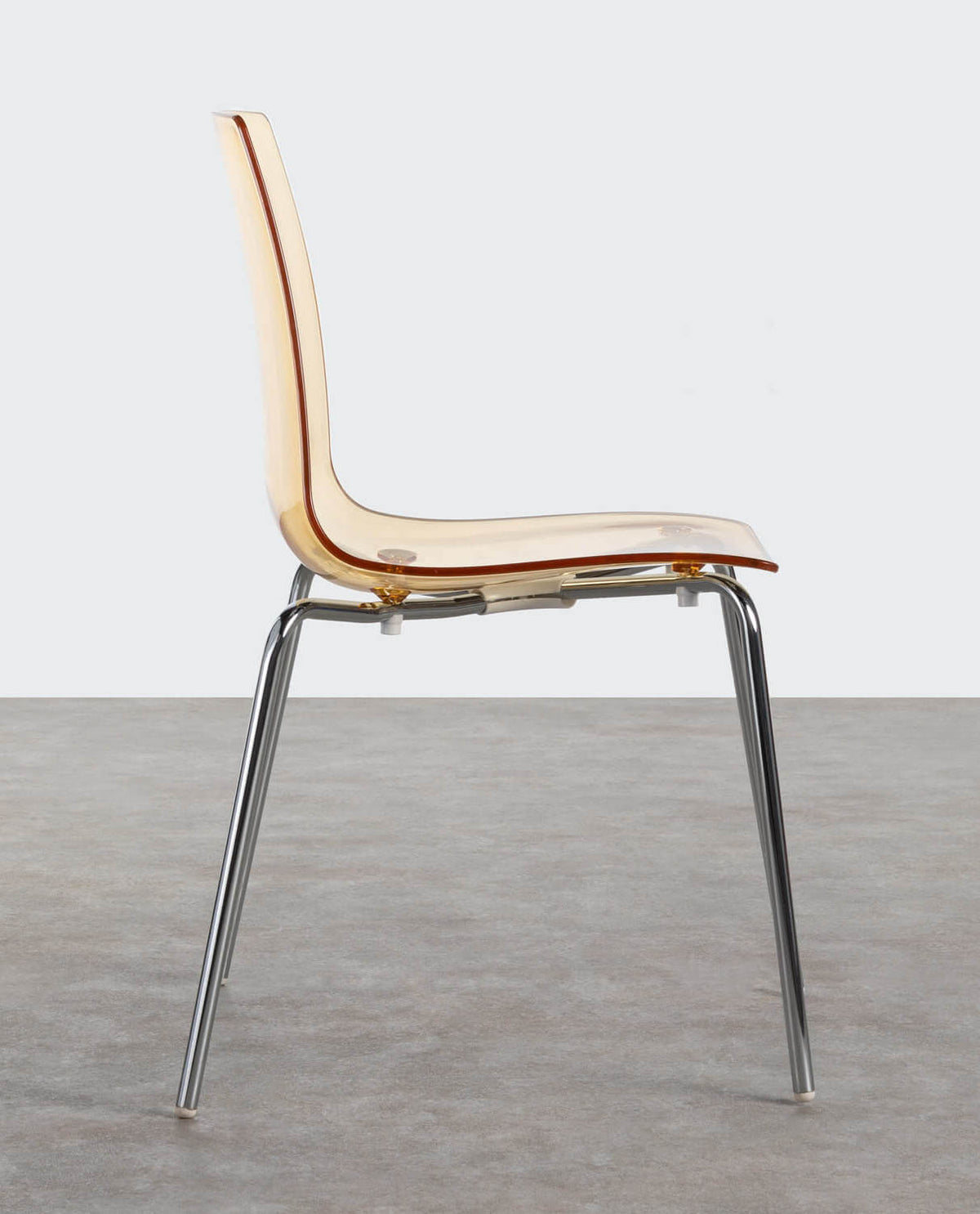 Samay Polycarbonate and Metal Dining Chair