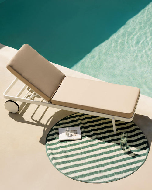 200x65 cm fabric cushion for Celina outdoor sun lounger
