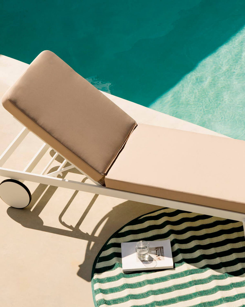 200x65 cm fabric cushion for Celina outdoor sun lounger