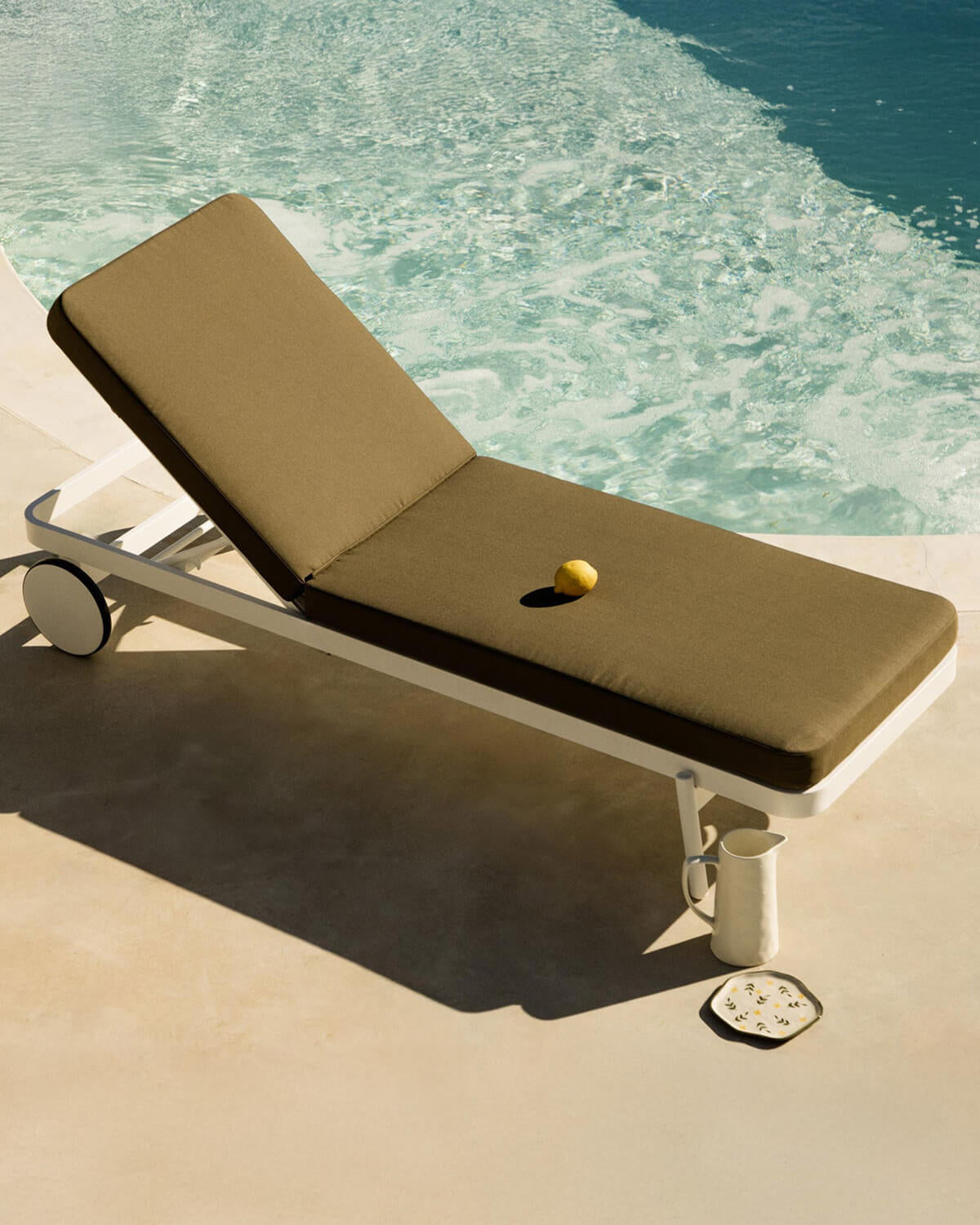 200x65 cm fabric cushion for Celina outdoor sun lounger