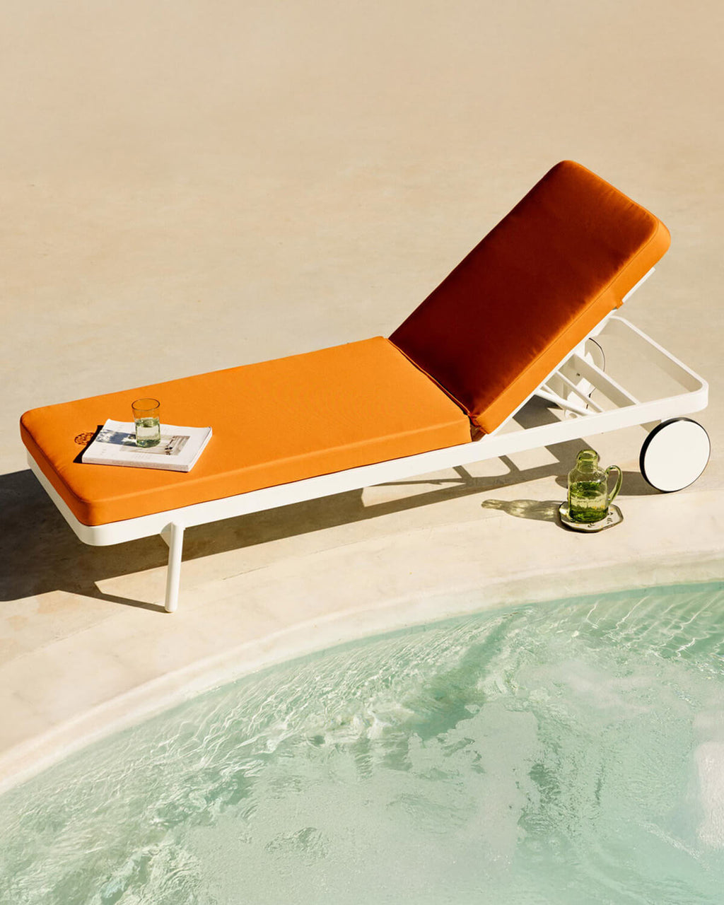 200x65 cm fabric cushion for Celina outdoor sun lounger
