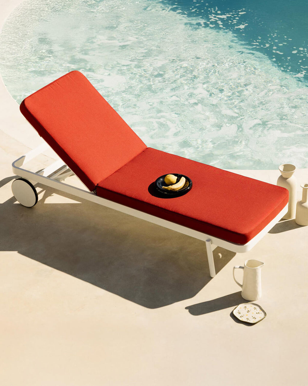 200x65 cm fabric cushion for Celina outdoor sun lounger