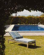 Cushion 70.5x200 cm in fabric for outdoor sun loungers Edimbra