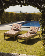 Cushion 70.5x200 cm in fabric for outdoor sun loungers Edimbra