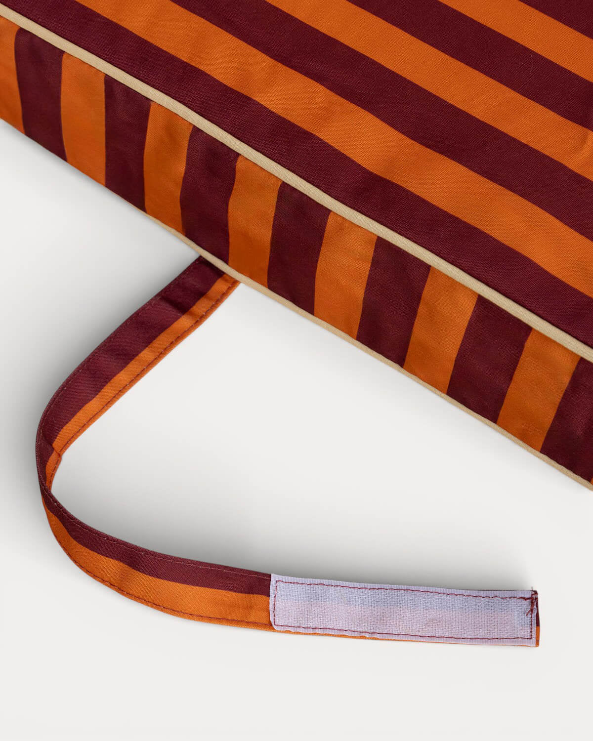 Striped cushion 70.5x200 cm in fabric for outdoor sun loungers Kreta