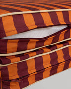 Striped cushion 70.5x200 cm in fabric for outdoor sun loungers Kreta