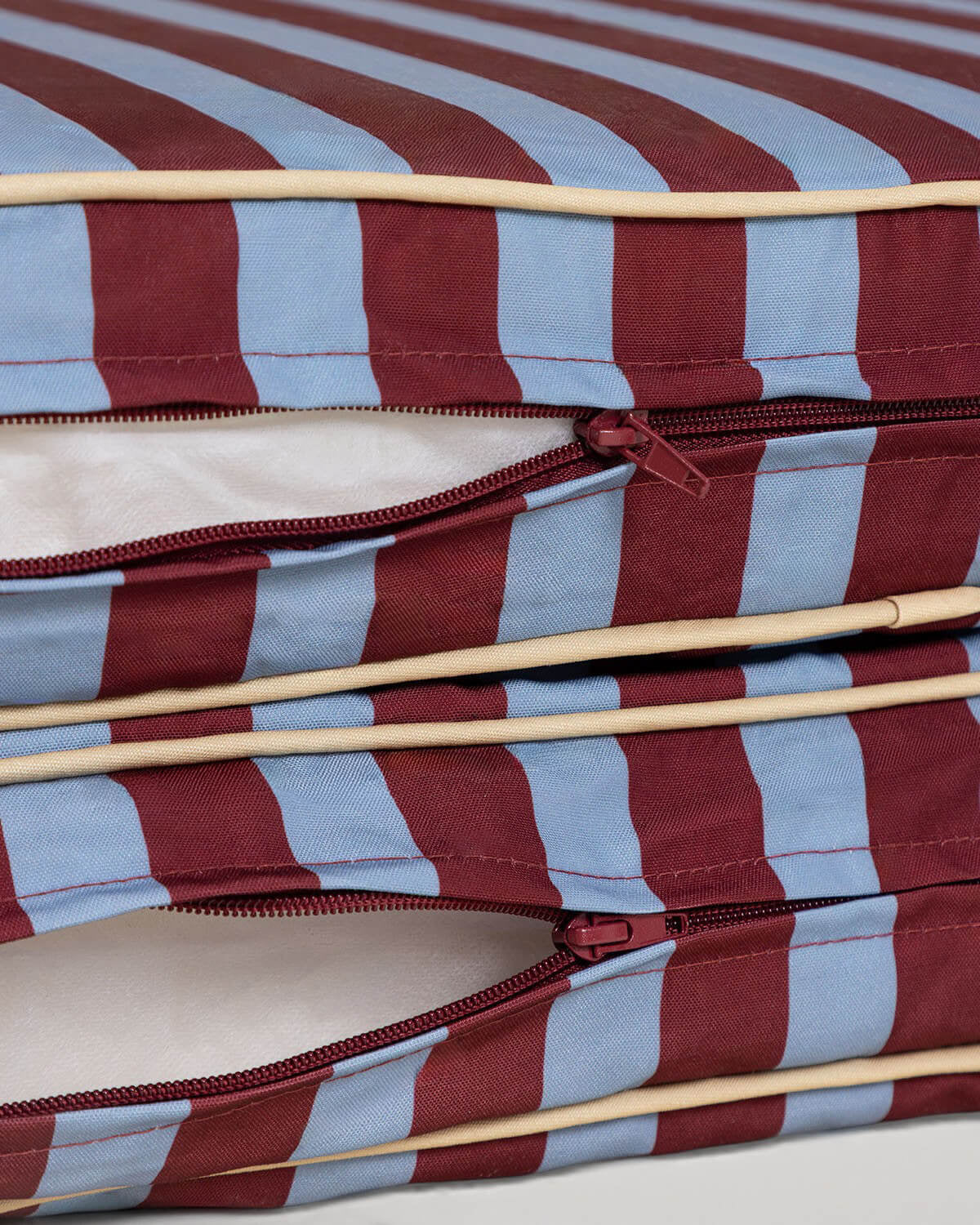 Striped cushion 70.5x200 cm in fabric for outdoor sun loungers Kreta