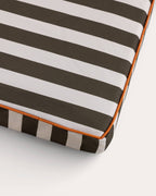 Striped cushion 70.5x200 cm in fabric for outdoor sun loungers Kreta