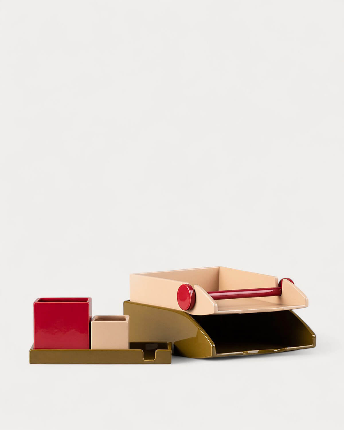Seili Dolomite Desk Organizer Set