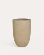 Set of 2 Potos high cement planters