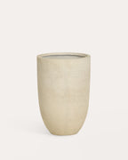 Set of 2 Potos high cement planters