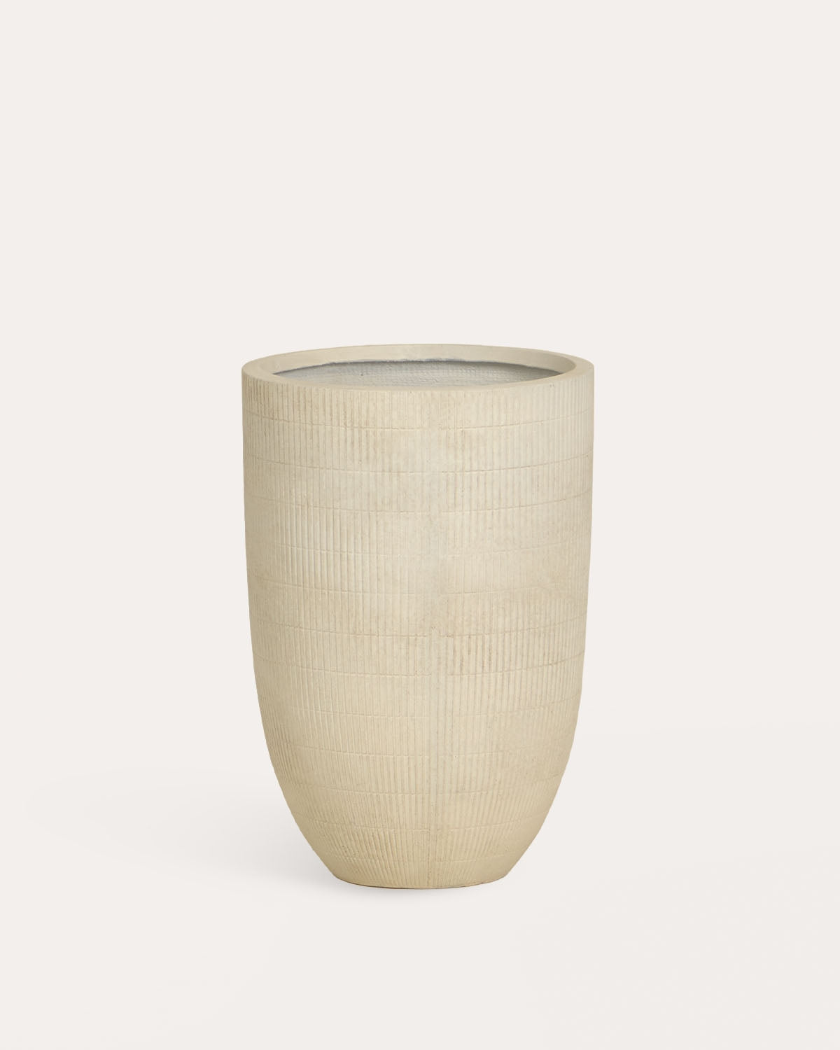 Set of 2 Potos high cement planters
