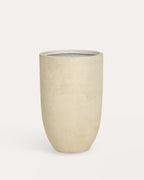 Set of 2 Potos high cement planters