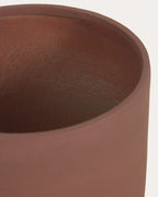 Set of 2 Petunia cement planters