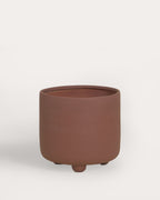 Set of 2 Petunia cement planters