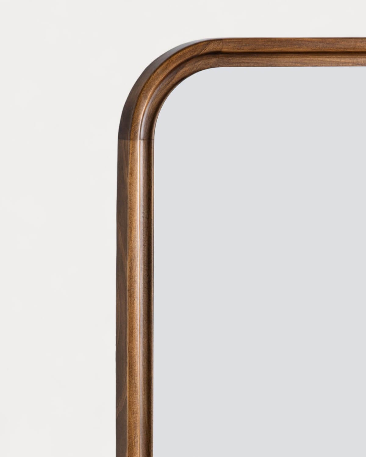 Rectangular wall mirror 122x51 cm in Eimar pine wood